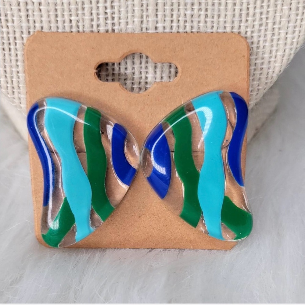 Colorful Wave Earrings